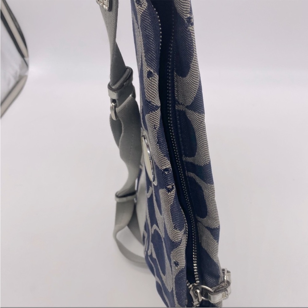 Coach Black and Silver Crossbody Bag - Picture 5 of 8